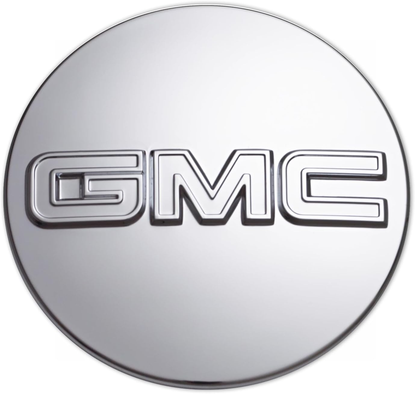 GM Accessories 19170061 Button Style Center Cap in Chrome with GMC Logo