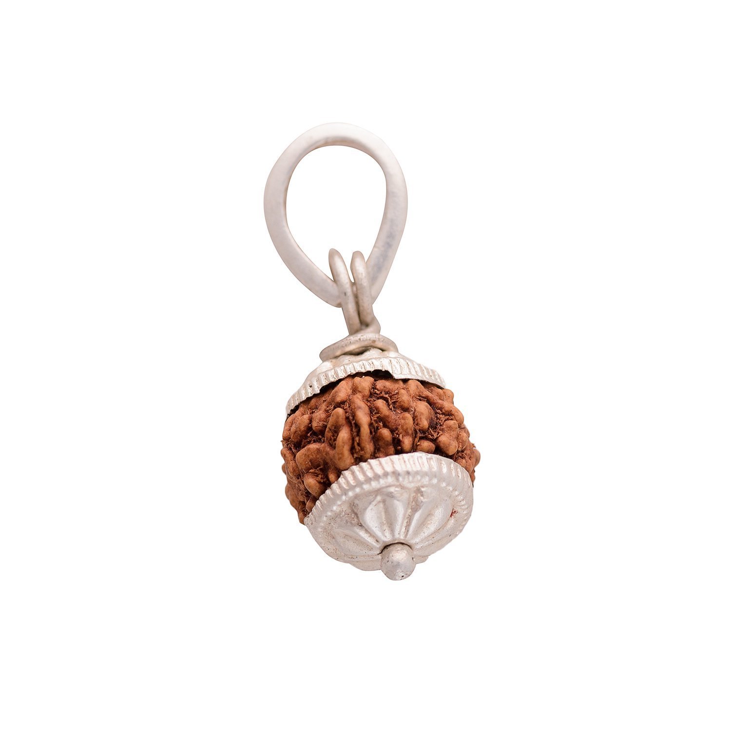 Eight Face Indonesian silver rudraksha pendant-image-8