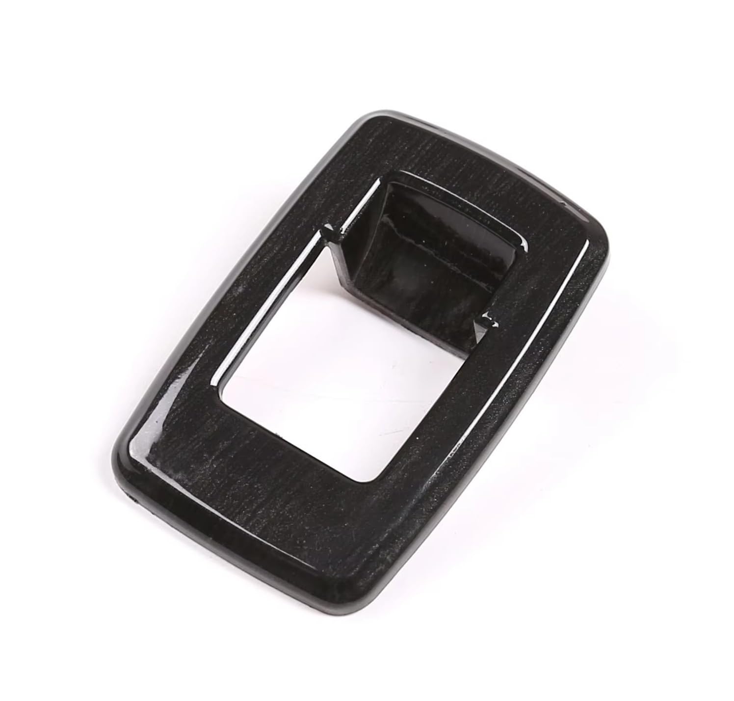 Car Interior Moulding Trim for BMW IX1 X1 X2 F47 F48 U10 U11 Car Tailgate Switch Frame Button Cover Sticker Interior Accessories(Black Wood Grain)