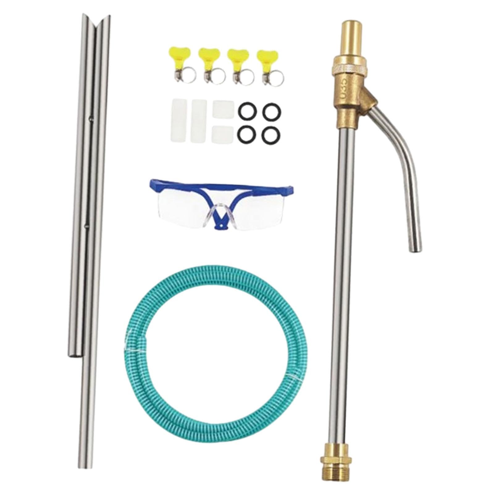 Qianly Portátil Adaptador para Lavadora a Presión Kit de Arenado Húmedo Boquilla Reemplazable Conector Rápido Material Acero Inoxidable Adecuado, Verde