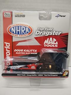 Auto World SC370-3 MAC Tools Doug Kalitta Top Fuel Dragster HO Scale Electric Slot Car