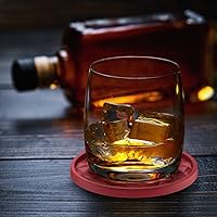 Vista 9 de ME.FAN Posavasos de silicona con soporte, para beber, para bebidas calientes o frías, gruesos, antideslizantes, antiadherentes y estilo bandeja Negro