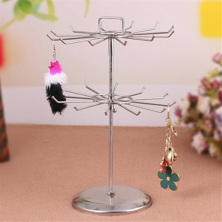 Amazon｜SPIEA 回転式 ジュエリースタンド アクセサリースタンド