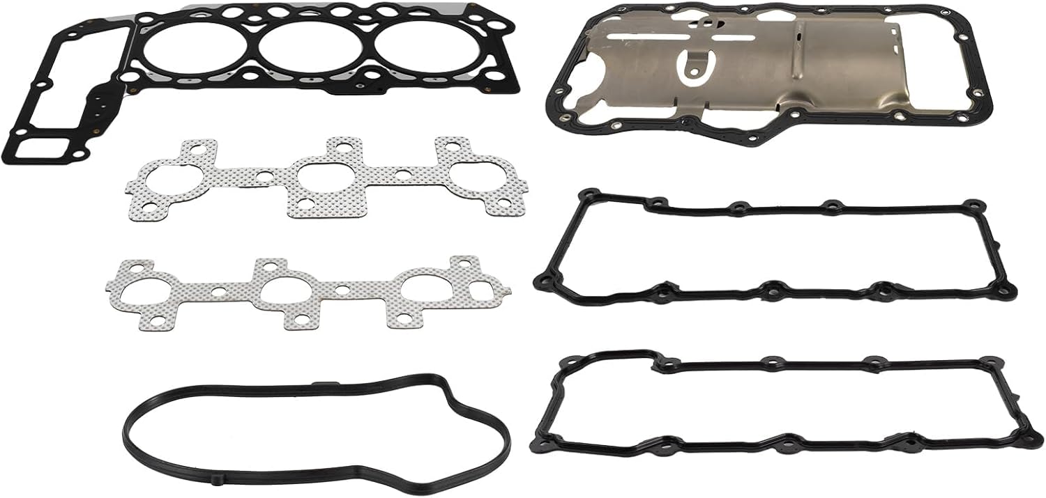 Head Gasket Set Kit, Engine Cylinder Head Gasket Kit Fit for 2002-2005 Liberty, 2004-2005 Dakota, 2005 Grand Cherokee 3.7L, 2002-2003 2005 R-a-m 1500 3.7L, 2004-2005 Durango 3.7L Gasket OEM HS26229PT