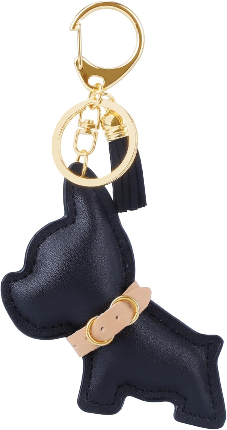 Leather Bag Charm for Women, Cute Keychain Kawaii Purse Charm Accessory for Handbags Backpacks Tote Bags