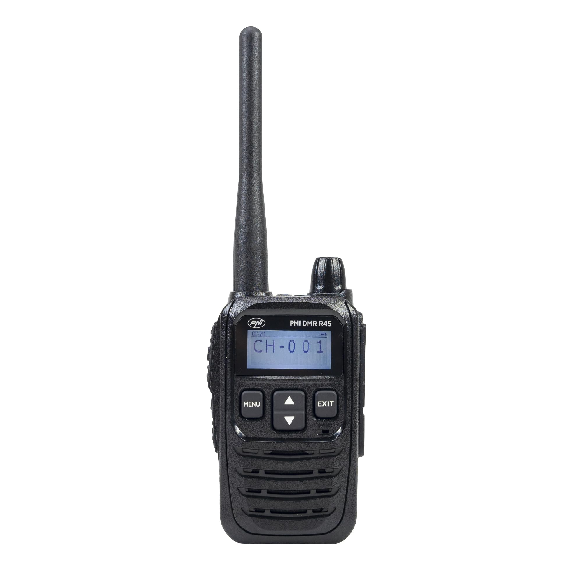 Emisora ​​de Radio portátil PNI DMR R45, Digital y analógica, 446MHz, 16 Canales Digitales y 99 Canales analógicos, función de grabación de Voz, batería Li-Ion 2000mAh