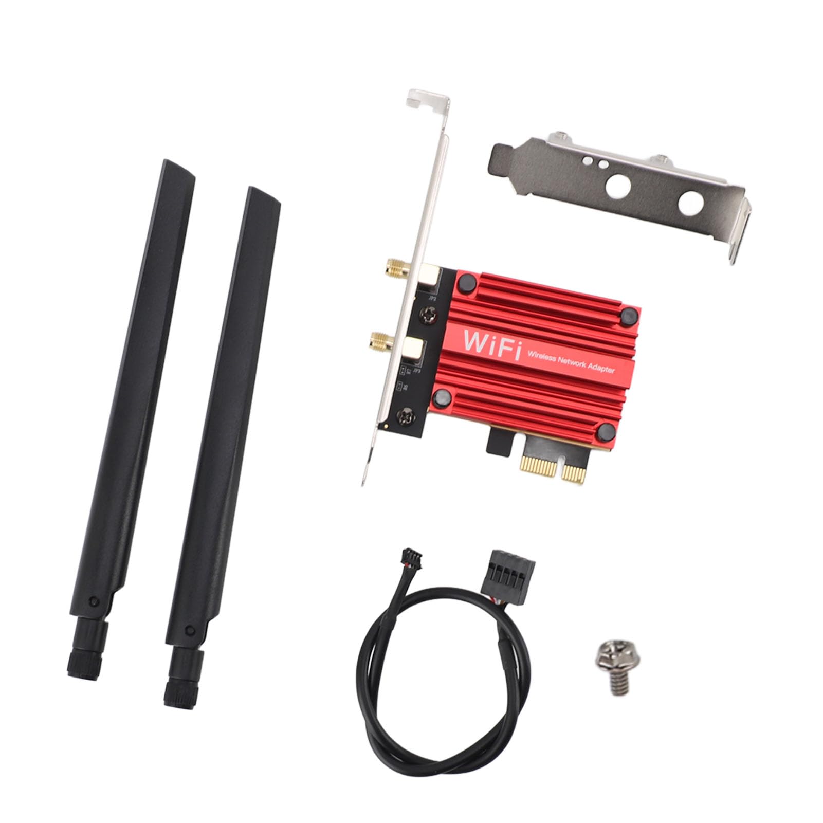 Scheda Pcie, Scheda Pcie Wifi Scheda Scheda Wireless Wifi 6 con 5.3 AX210 5374Mbps 2.4G 5.8G 6G 3 Bande Schede Wifi per Desktop per 10 11 per PC Desktop