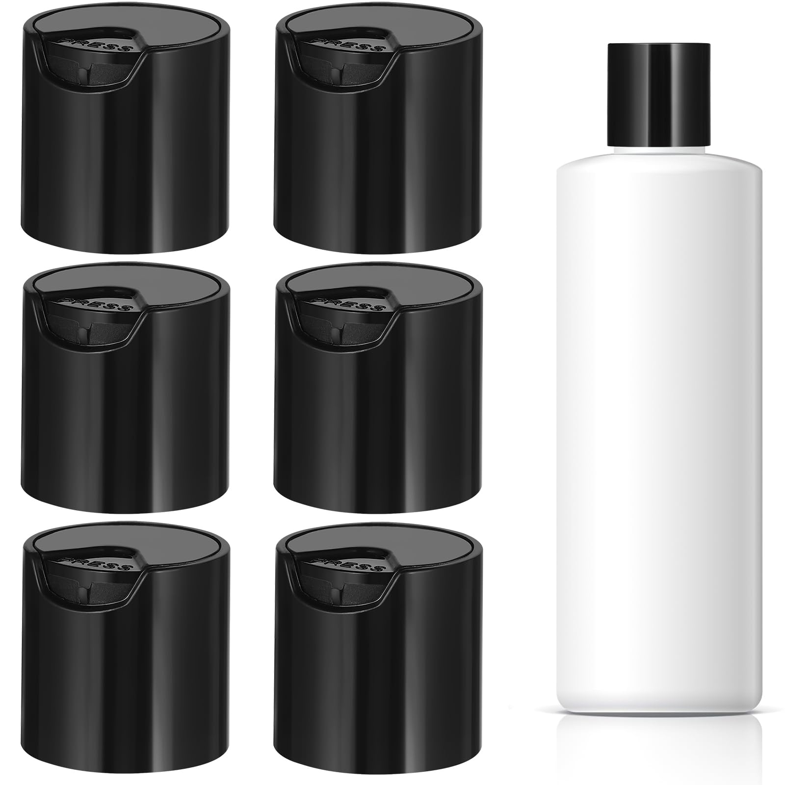 Amazon.com: Beavorty 6 Pack Flat Shoulder Bottle Covers Leakproof