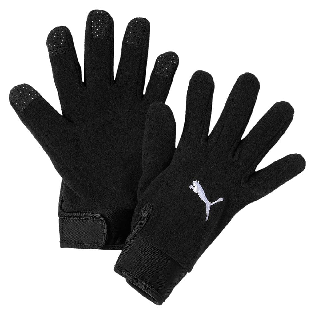 PUMA Erwachsene teamLIGA 21 Winter Gloves Handschuhe, Black, M/L & Unisex Liga Reversible Beanie M TZE, Puma Black, Einheitsgröße EU