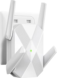 2026 AX3000 WiFi 6 Extender, WiFi Extender Signal Booster, Long Range WiFi Booster with Gigabit Ethernet Port, Access Point, Dual Band (2.4G/5.8G) Easy Setup and Faster Speed Compatible with Alexa
