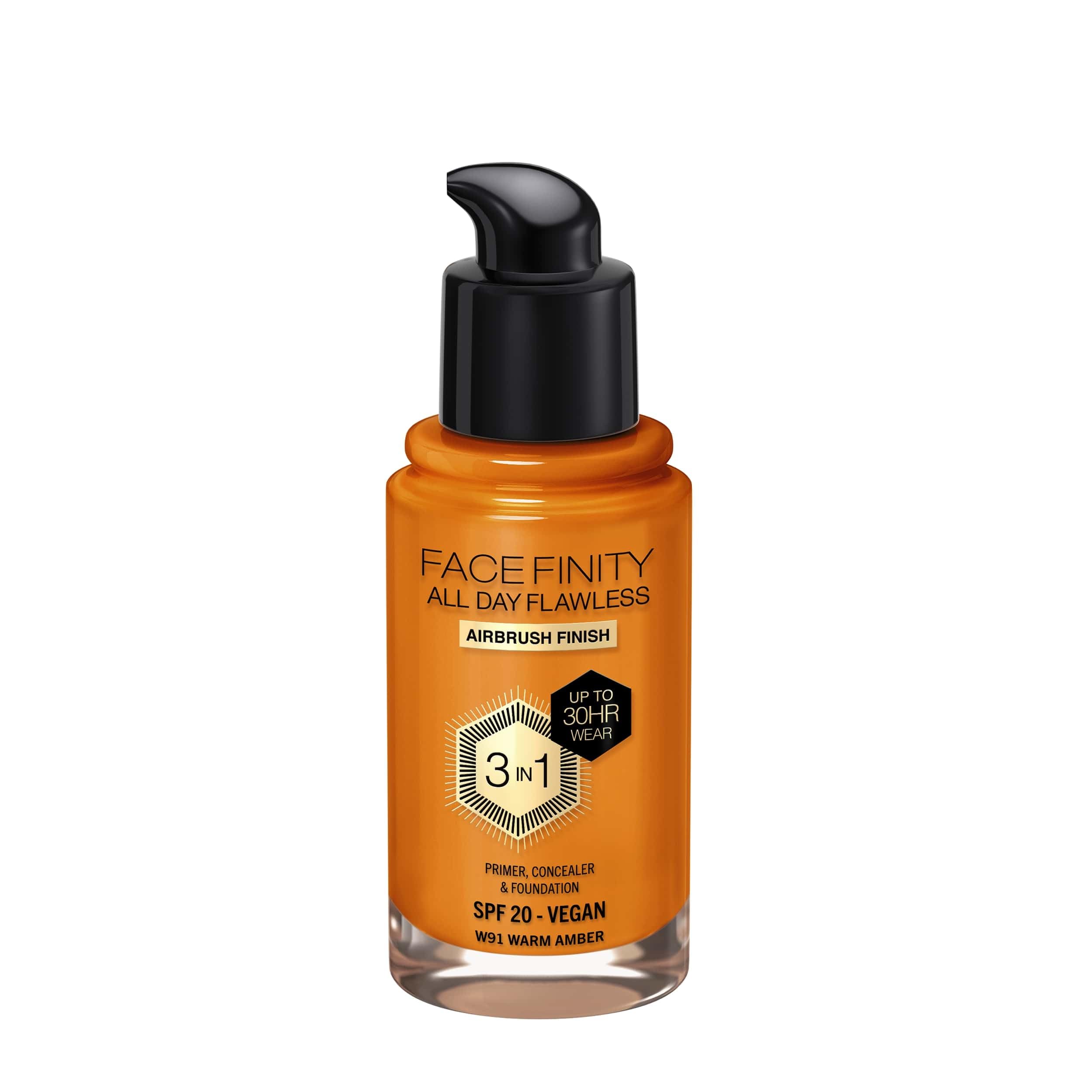 Max Factor - All day flawless 3 in 1 foundation, base de maquillaje, 50 natural — view 26