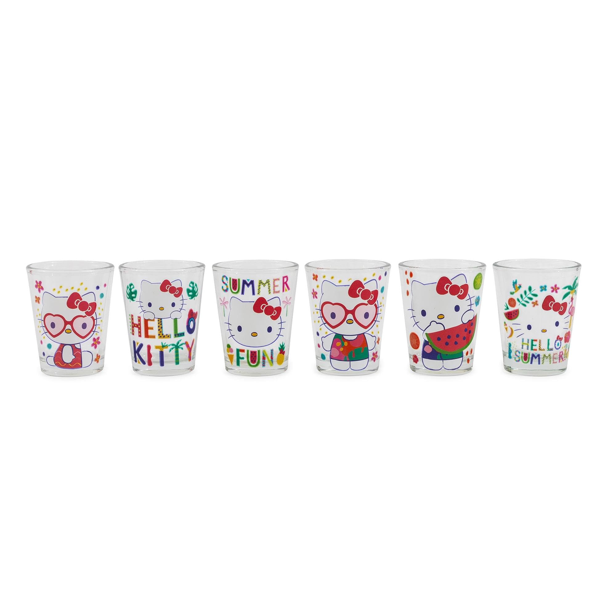 Amazon.com | Sanrio Hello Kitty Summer Love 6-Piece Mini Shot