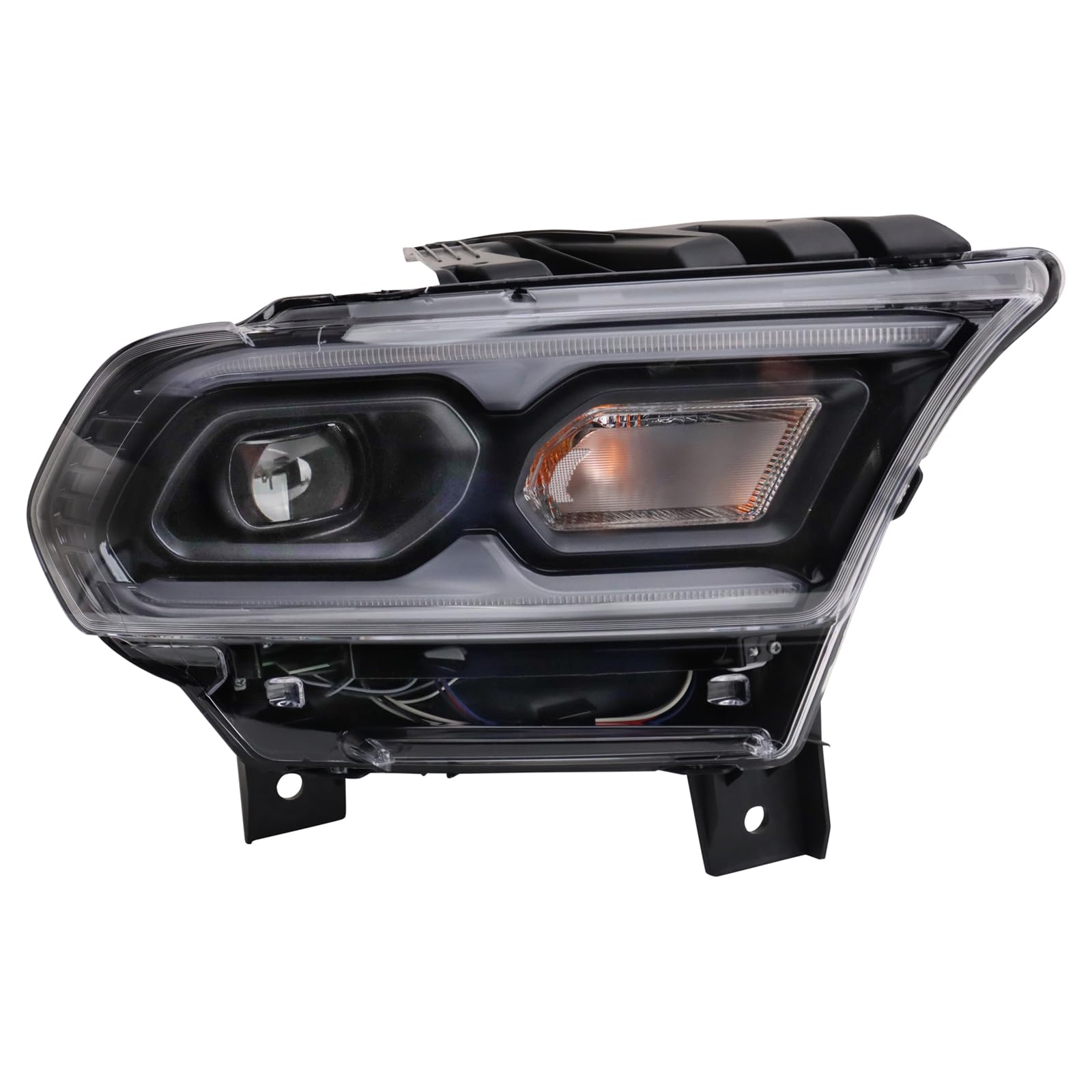 TRQ Passenger Side Headlight Assembly Compatible with 2021-2024 Dodge Durango CH2503344