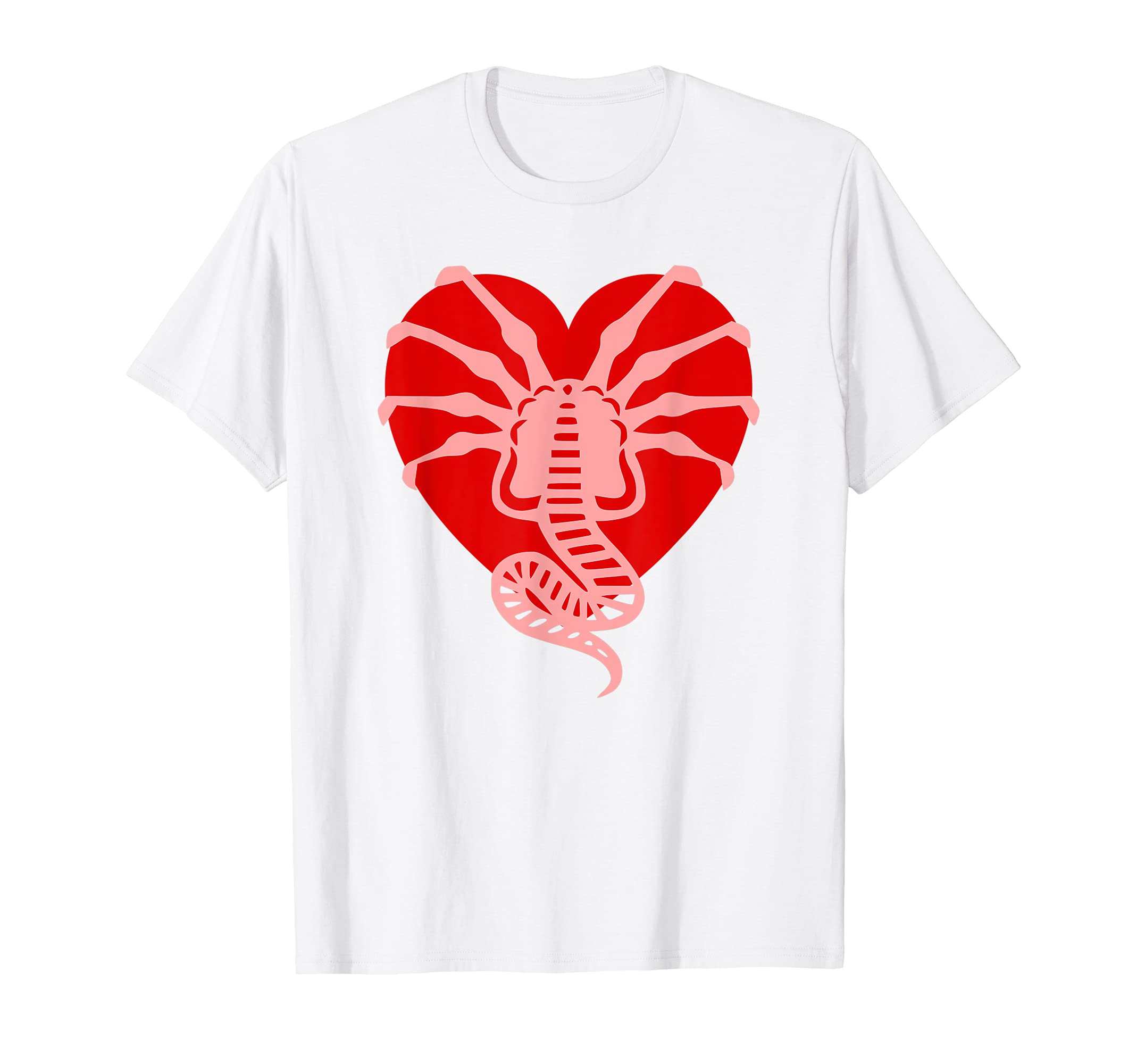 Amazon | エイリアンハグ - フェイスハガー Tシャツ | Tシャツ 