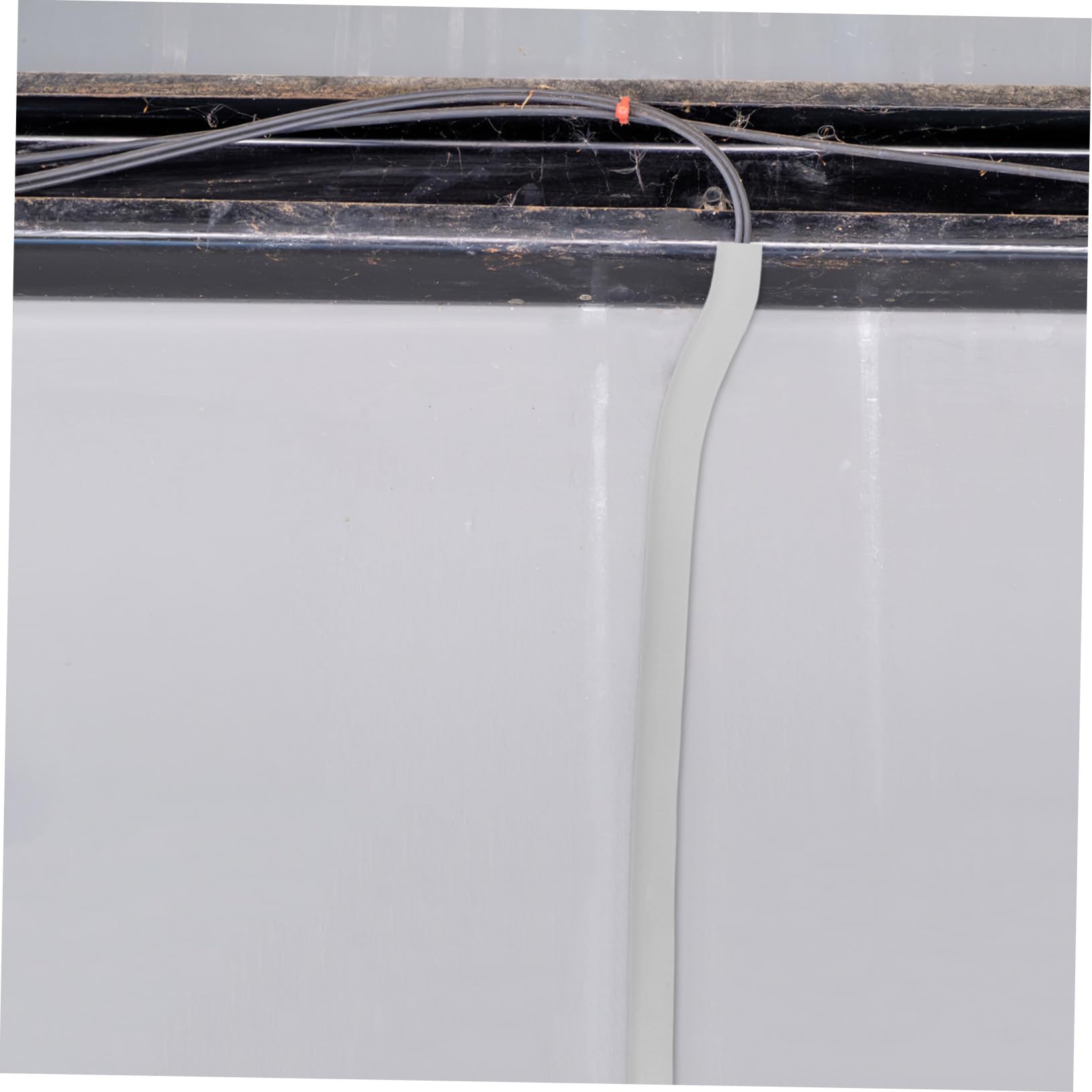 FRCOLOR Bodenkabelabdeckung Pvc Selbstklebend für Kabelmanagement Schutz im Außenbereich Wand Haus Büro Kabel Organizer Versteck Draht Hülse Befestigung Elektrisch Netzwerk Schreibtisch
