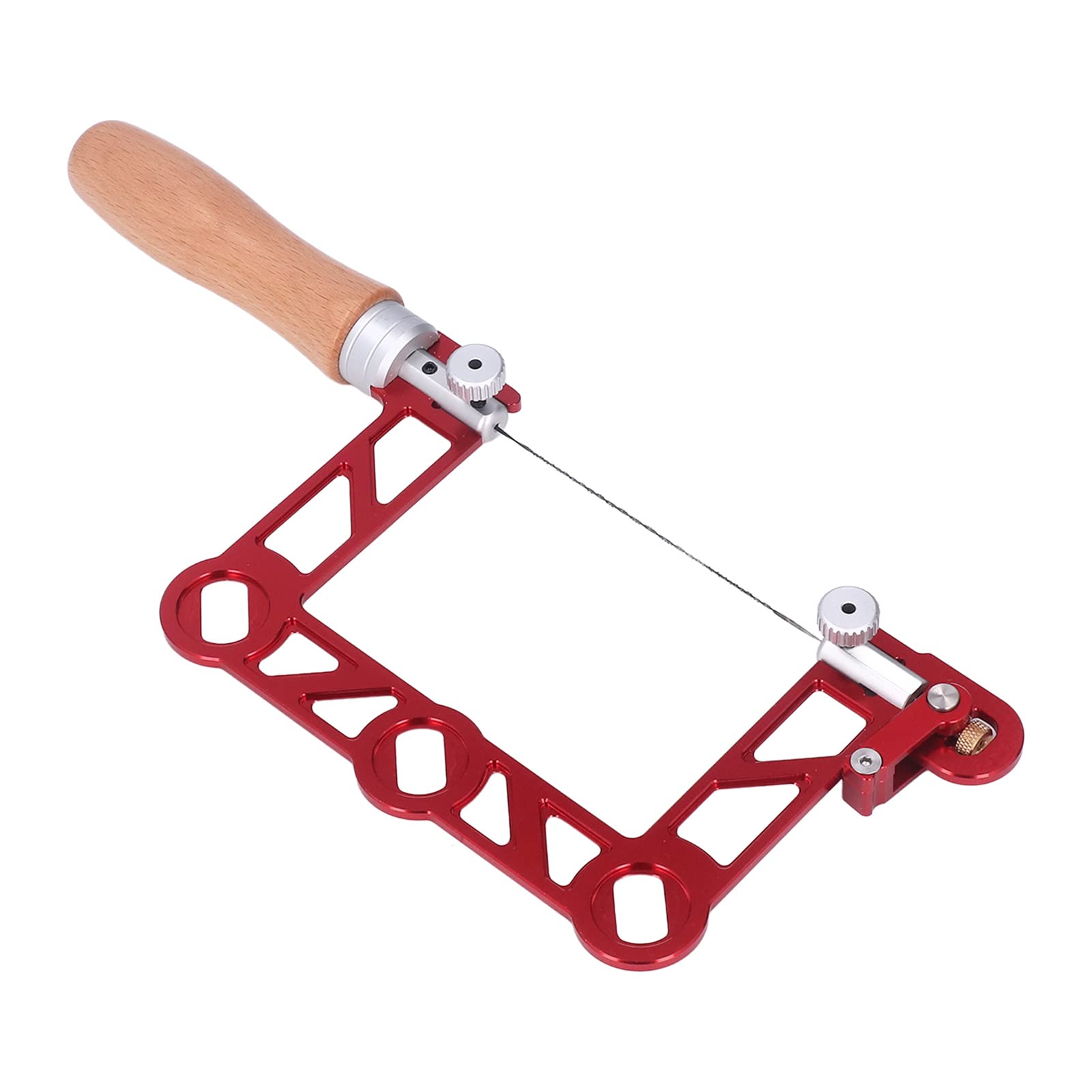 Mini Hand Saw for Jewellers Woodworking, Metalworking, Crafts, U-Shaped Fretsaw for Woodworking with Wooden Handle (3 inches)