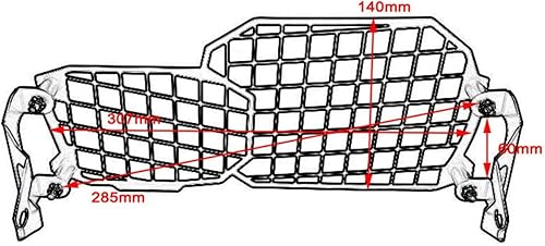 Miniatura 2 de Para BM-&W F800GS F700GS F650GS F 800 GS 700 650 GS 2008-2018 Protector de faros delanteros de motocicleta Cubierta de protección de rejilla de luz