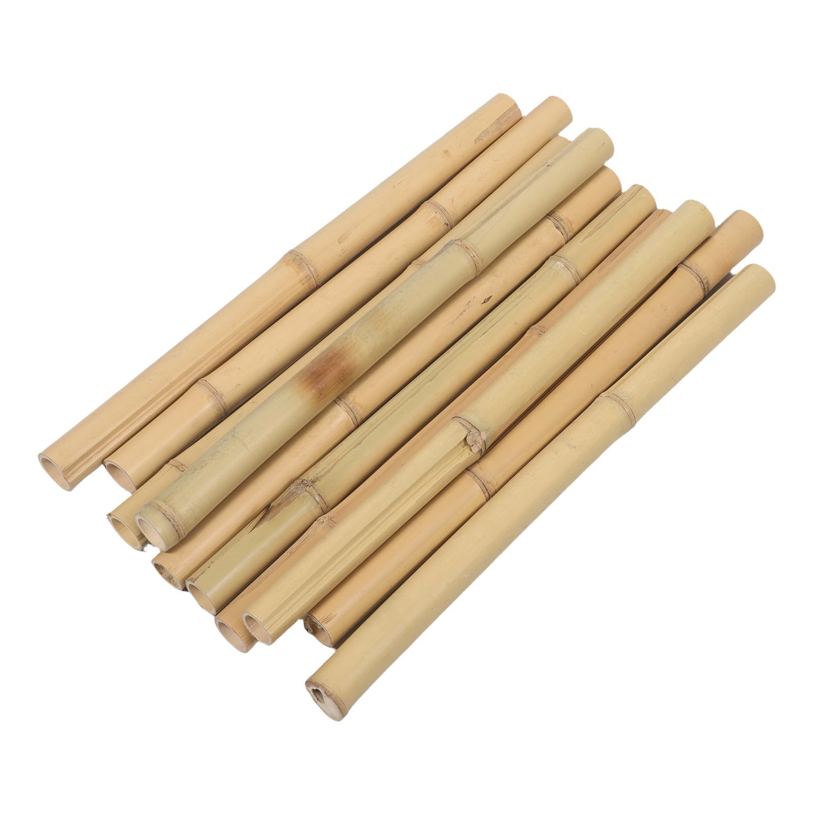 10 Piezas Estacas de Bambú para Plantas, Palos de Bambú para Jardinería, 50cm, para Flores y Plantas Trepadoras, Uso Exterior y Manualidades