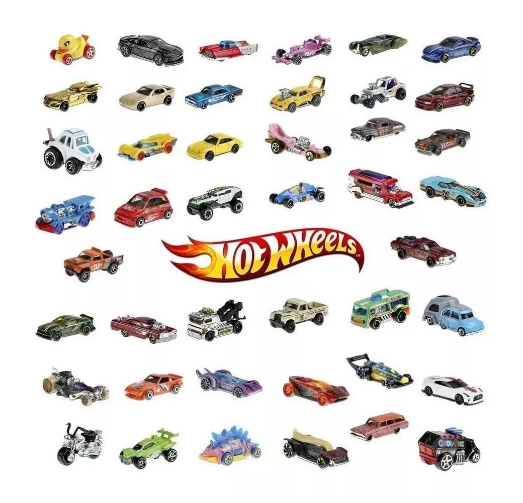 Hot Wheels 12 Carrinhos 1:64 SORTIDOS SEM DUPLICIDADE - Mattel