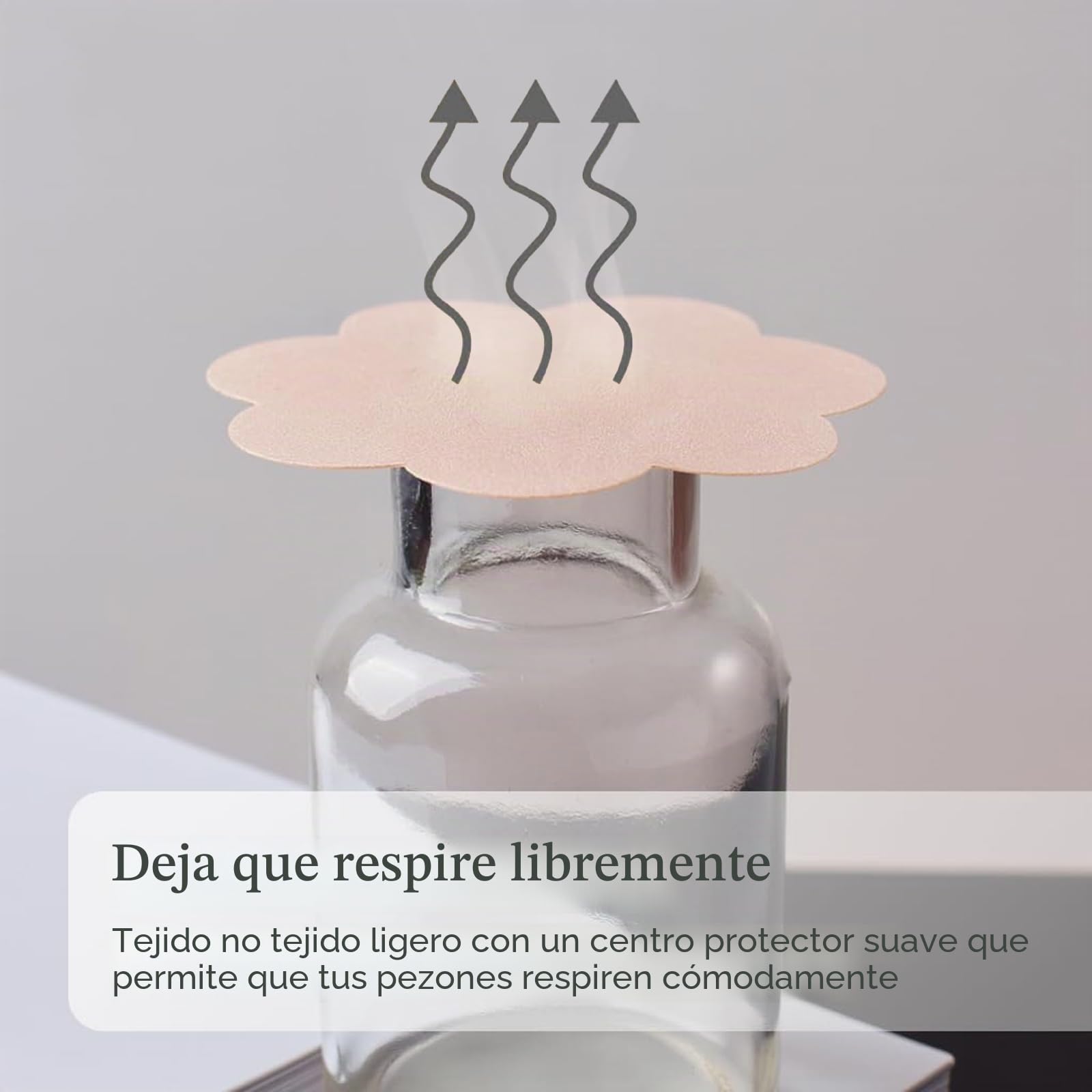 13 Pieza Sujetador Sin Tirantes, Sujetador Invisible, Pezoneras Adhesivas Invisibles, Adhesivo y Sin Marcas, Incluye 2 Redondas, 10 Flores Parches, para Muchas Ocasiones