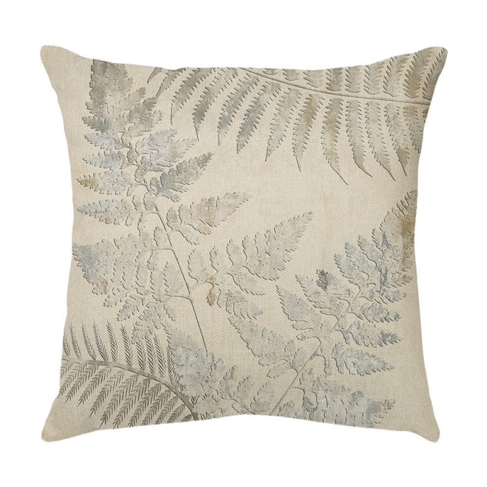 4 Piezas Funda de Almohada 65x65cm Flor Gris Oscuro Fundas de Cojín Terciopelo Sencillo y Decorativo para Sofá Camas Dormitorio Coche Lino Cojines Throw Pillow Covers （26x26in）