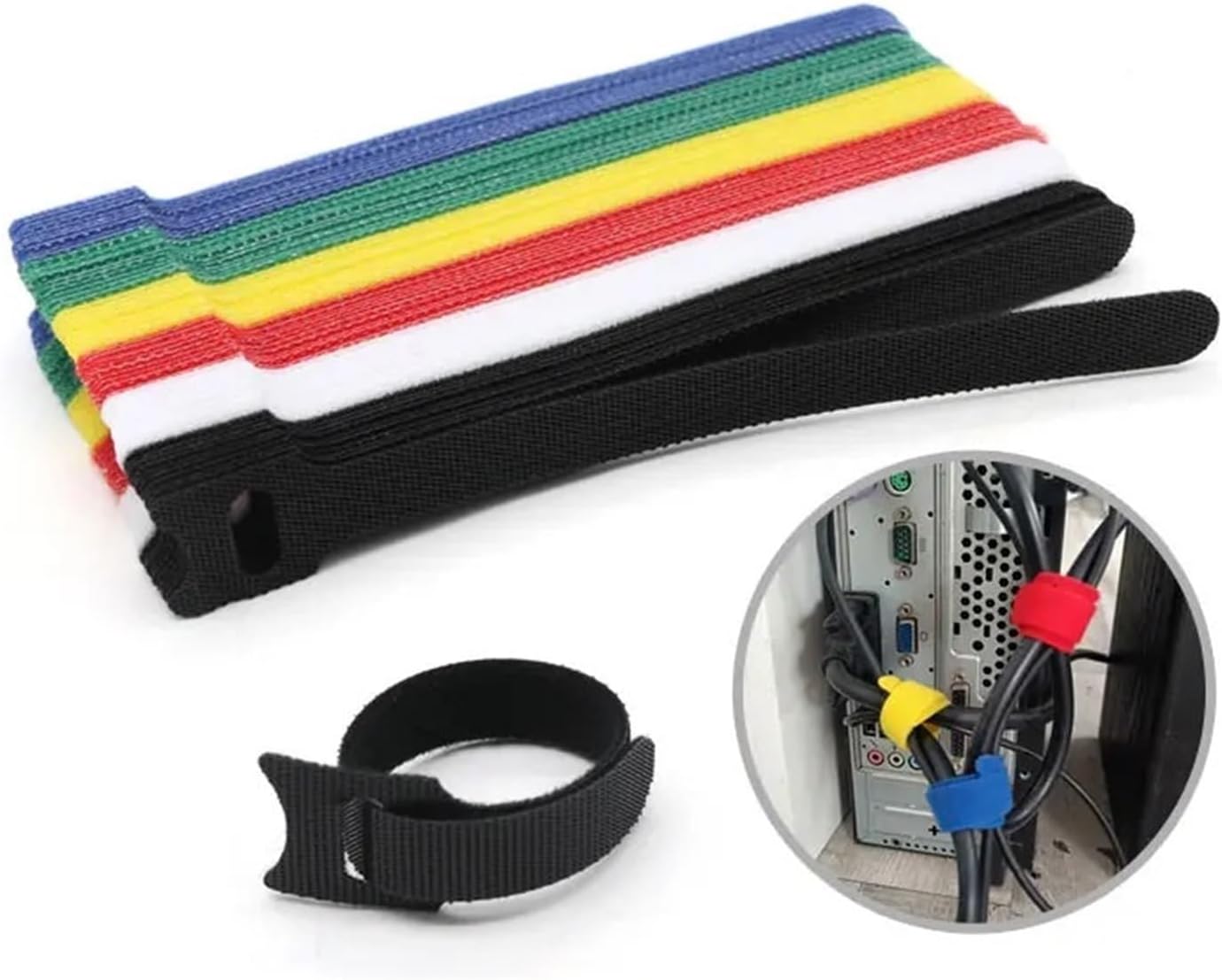 ジップタイ、10〜100個のリリース可能なケーブルタイ、プラスチック製の留め具、再利用可能なタイストラップ、ナイロンラップバンドル、