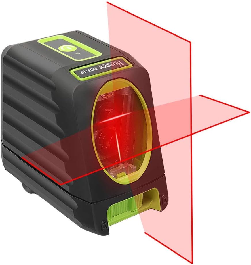 Huepar Selfleveling Alignment Line Laser, Red Laser Level MBOX1R 30m