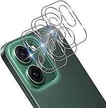 Camera Lens Protector for Oppo Reno 14F 14F/14 FS 14FS (4G/5G) [3 PCS], 9H Hardness Tempered Glass HD Camera Protector, Anti-Scratch 3D Tempered Glass Camera Film-Transparent