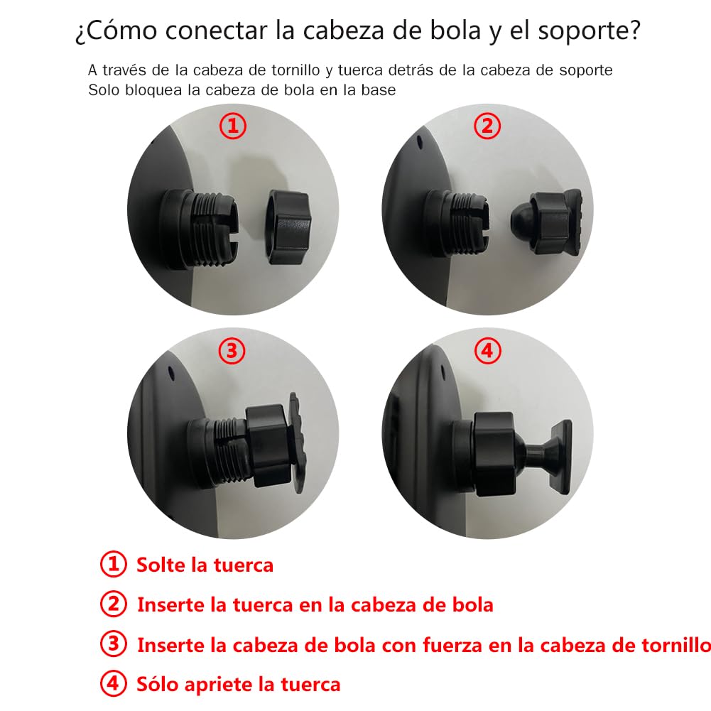 Soporte Movil Coche para Volkswagen ID.7 Accesorios [Solo Compatible con VW ID7, años 2023-2025] Rotativo 360°、Operación con una Mano、Fácil de Instalar