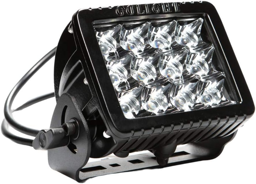 Golight | GXL Performance Series Model 4411 LED Spotlight, Permanent Mount, Black