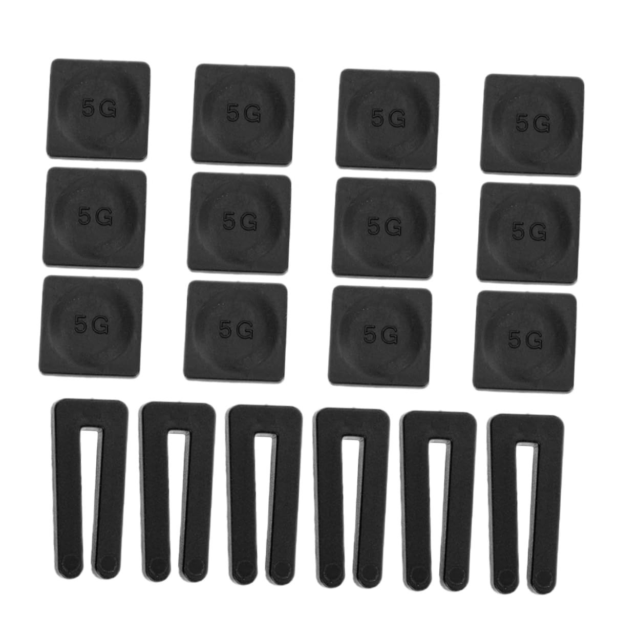 DOITOOL 30 Sets Ceiling Fan Balancing Kit Replacement Blades Fan Weight Clips Metal Weights