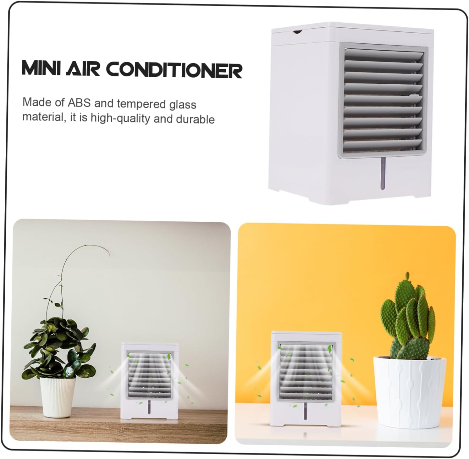 PRETYZOOM Mini Air Conditioner Portable Cooling Fan Usb Desktop Cooler Quick Cooling Family Use