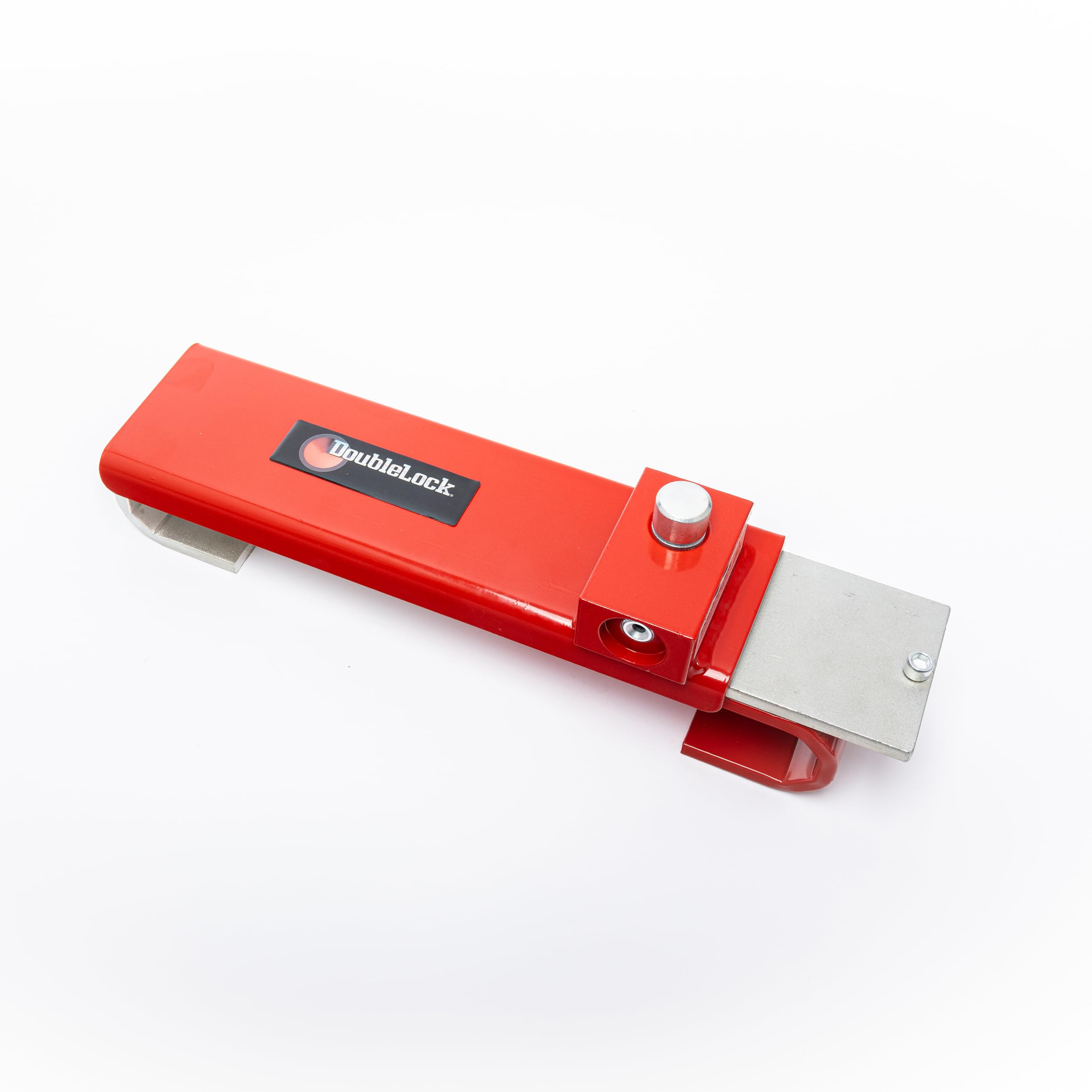DoubleLock - Cerradura de contenedor - HEAVY RED SCM - Cerradura de seguridad para equipos de transporte - Cierre resistente - Bloqueado en cinco segundos - Rojo - Aprobado por SCM