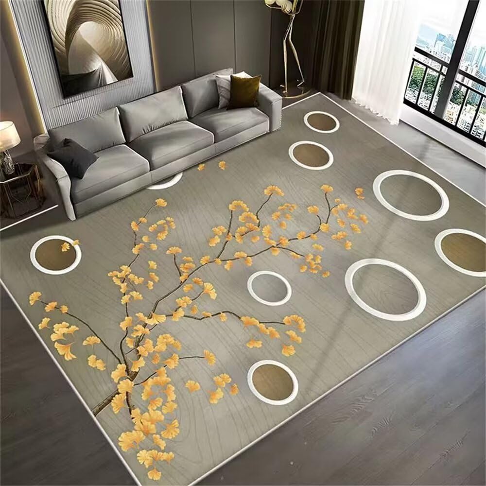 Tapis de salon rectangle moderne pour les moments de jeu en famille