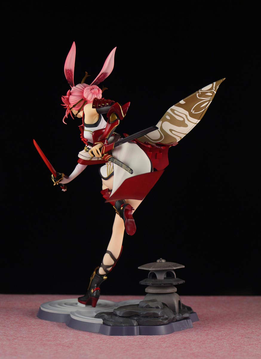 Figura anime Girl 26,5 cm Anime Girl Collapse 3 Yae True Flame Fortune Soul Modello de personaje de PVC bidimensional Figura de acci?n, adornos para NFsgVCGJos, juguete coleccionable, regalo hecho a