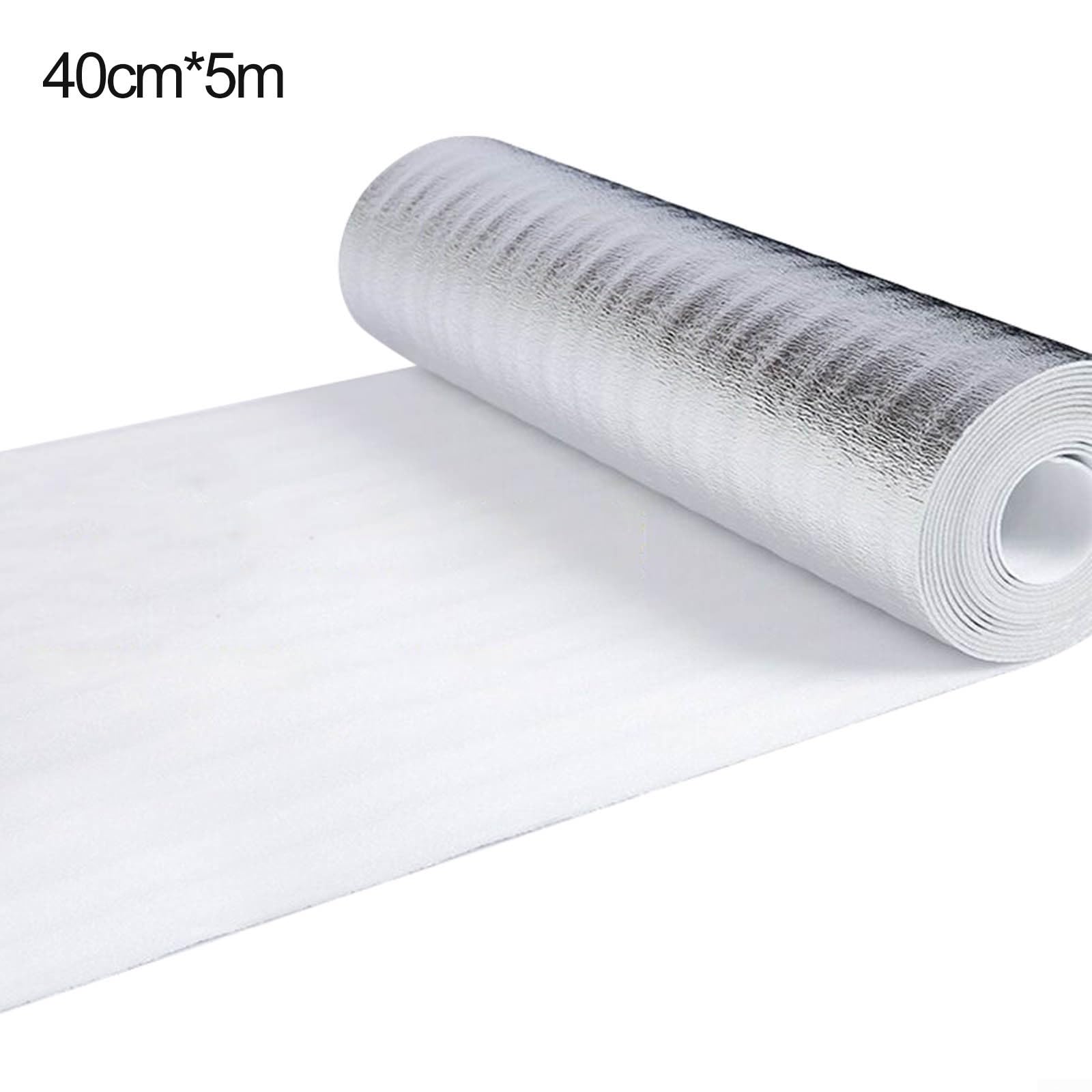Pellicola riflettente per radiatore, doppia bolla di alluminio, pannelli riflettenti termici da parete, isolamento termico, foglio di alluminio riflettente (M 40 cm)