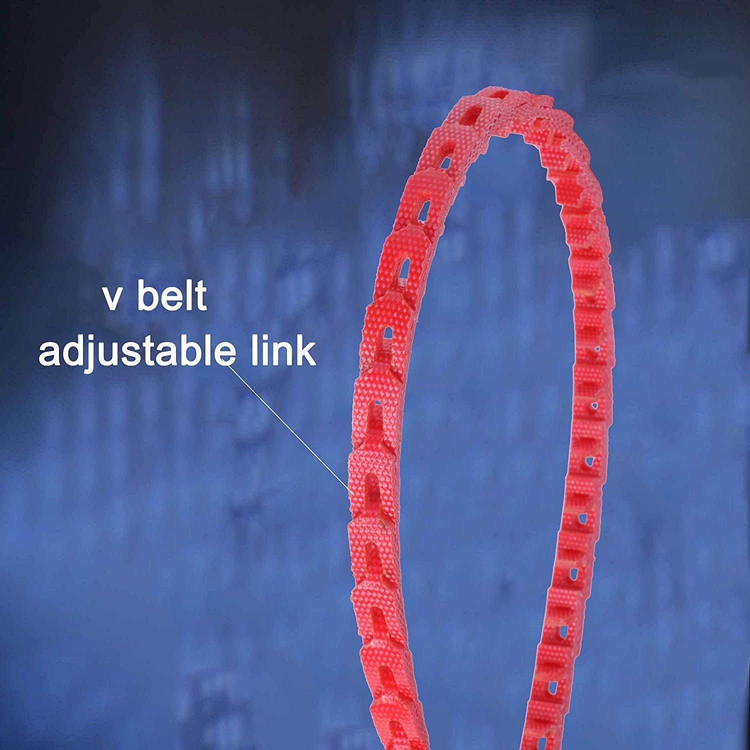 3/8" Link Belt 20FT, Adjustable V Belt Power Twist V-Belt, Industrial Rubber Link V-Belts Z Type