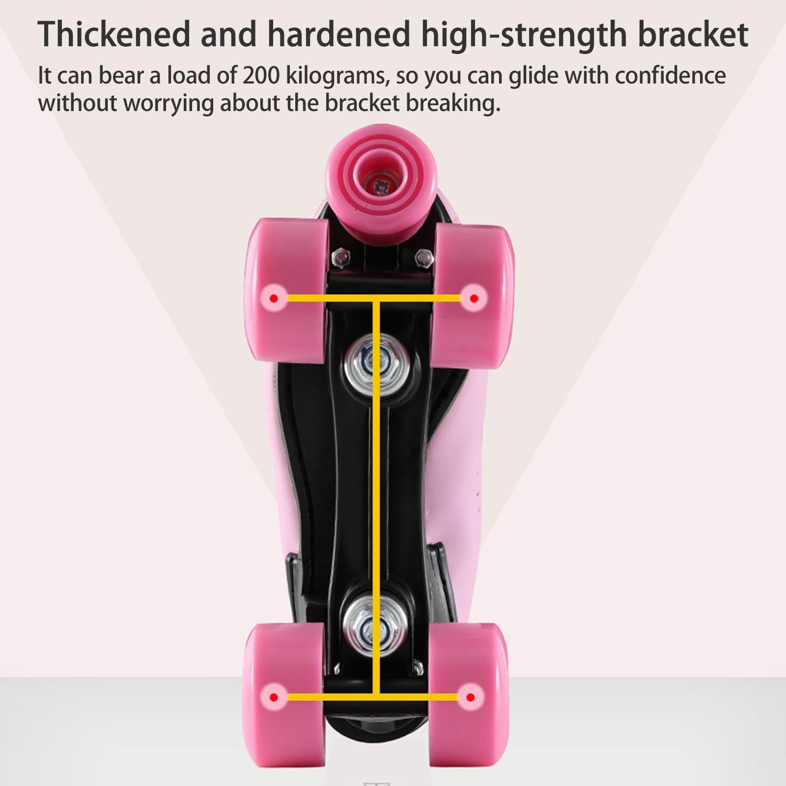Roller Enfant pour Filles Et Femmes avec Roues Lumineuses, Cuir PU Lumineux Patin A Roulette Unisexes pour Les Trottoirs Et Les Aires De Jeux