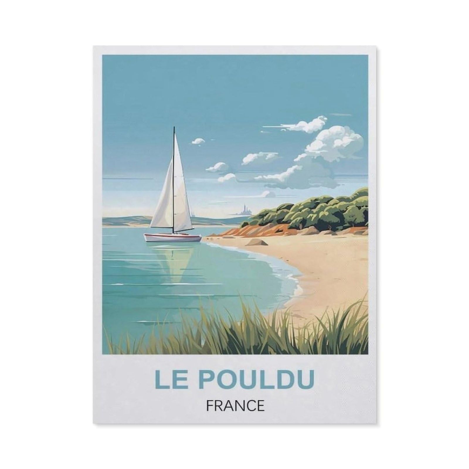 Metal Signs，Le Pouldu France(30x40cm）