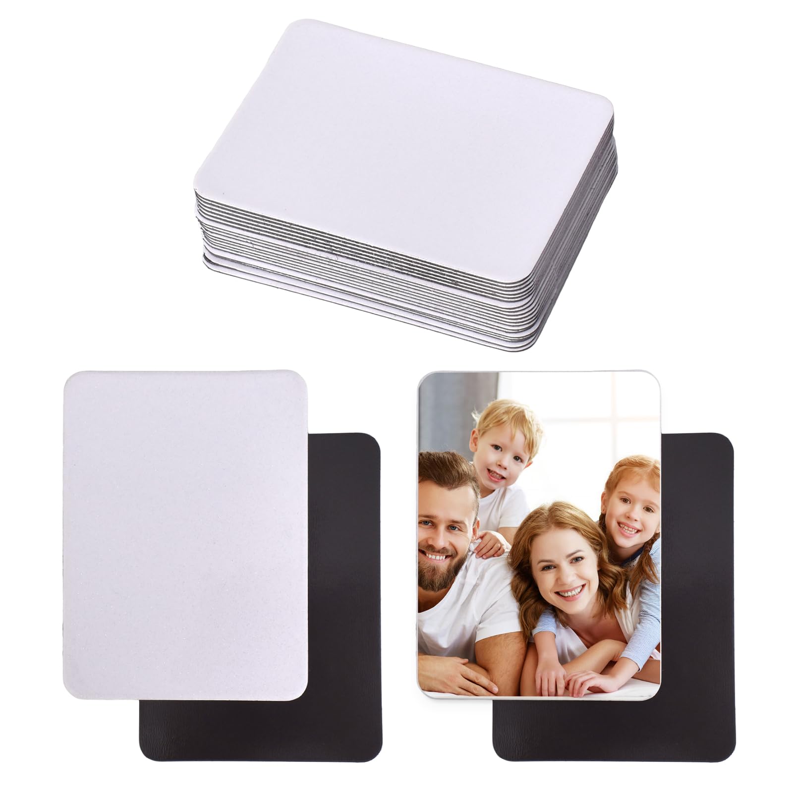 20 Pack Sublimation Magnet Blanks, Photo Magnet Blanks, 5.5 x 7.5 cm