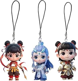 Comprar LiJuanWang LiJuanWang Llavero Colgante Acrílico 6 Piezas Llavero de Regalo (4 Nezha + 2 Ao Bing) Diseño Anime Chino,Set Regalo Coleccionistas,Ideal para Bolsos Pequeños y Viajes,Mochilas,Llaves del Coche