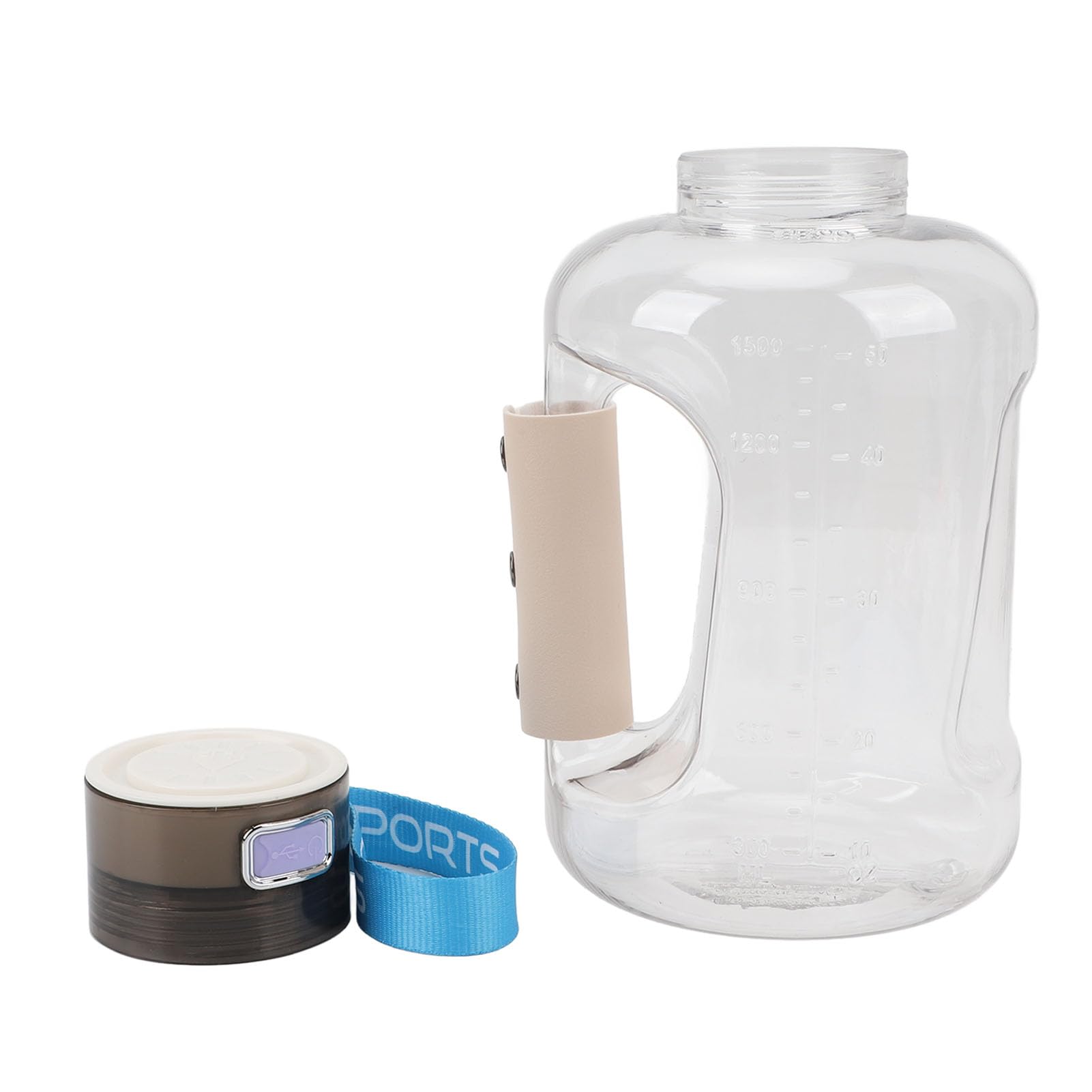 Botella de Agua de Hidrógeno de Gran Capacidad, Diseño Transparente Seguro y Confiable, Inmunológico y Metabolismo Mejorados para Familiares Amigos