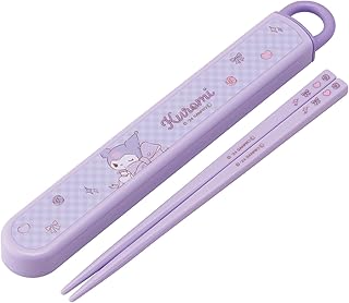 スケーター(Skater) 箸 箸箱 セット 子供用 お弁当 16.5cm 日本製 食洗機対応 スライド式 サンリオ クロミ ビッグリボン 女の子 ABS2AMAG-A