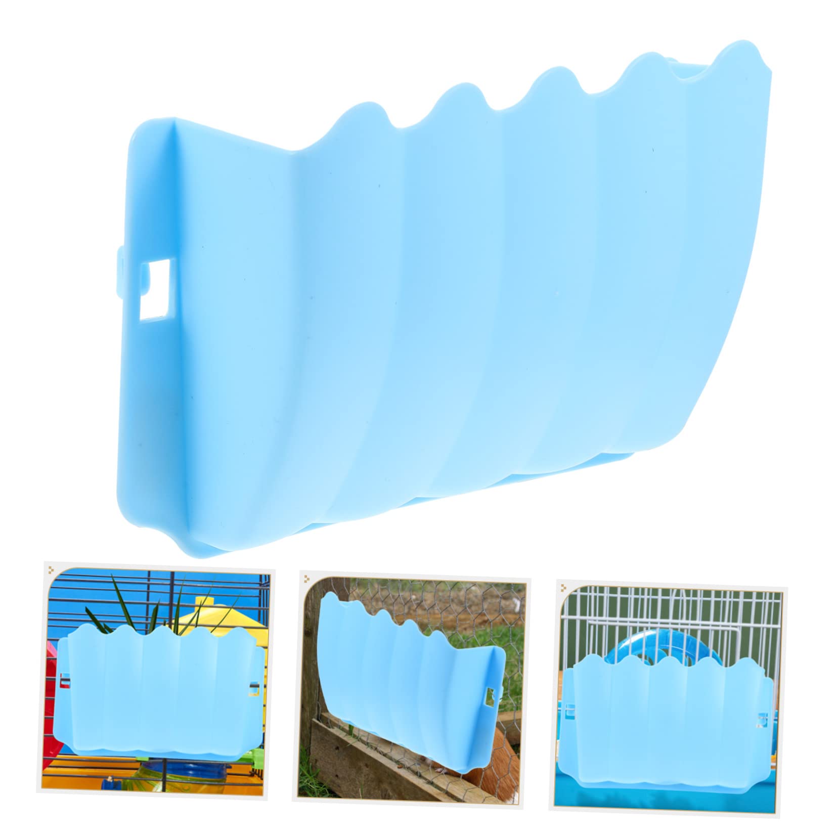 POPETPOP 3piezas Comedero Colgante para Conejos Hámsters y Roedores Alimentador Resistente y Práctico para Jaulas y Exteriores Diseño