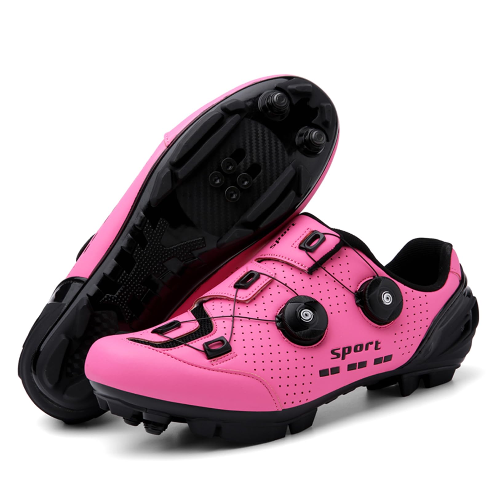 Scarpe ciclistiche da Donna Compatibile con Peloton e Look Delta/SPD pelots Peloton Bici da Strada per Interni e Scarpe da Mountain Bike per Esterni