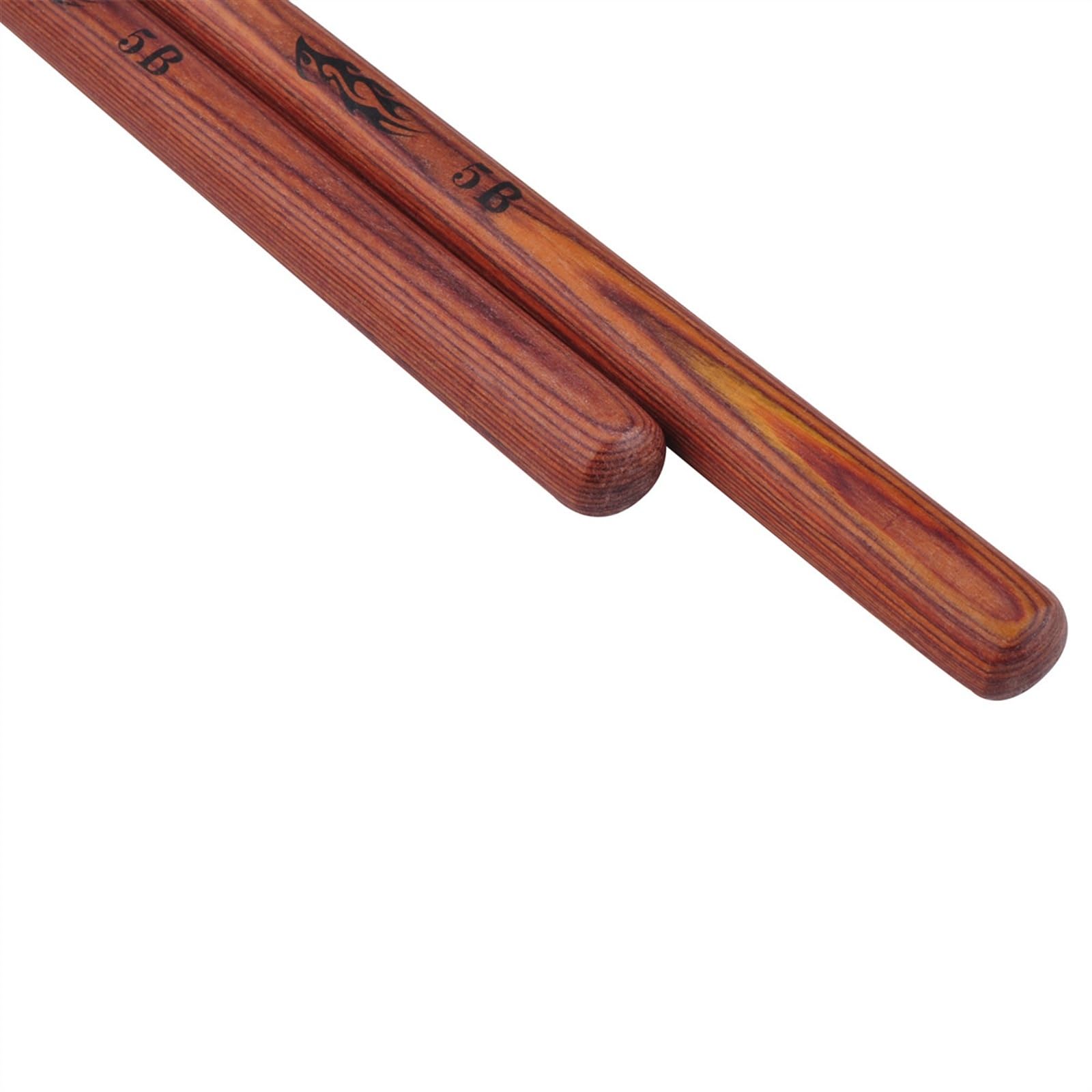 1 Paio Di Bacchette Per Batteria In Legno Massello Di Ferro E Legno Di Pero 5A/5B/7A Bacchette Per Rullante Bacchette per Batteria Principianti (Color : 5B)