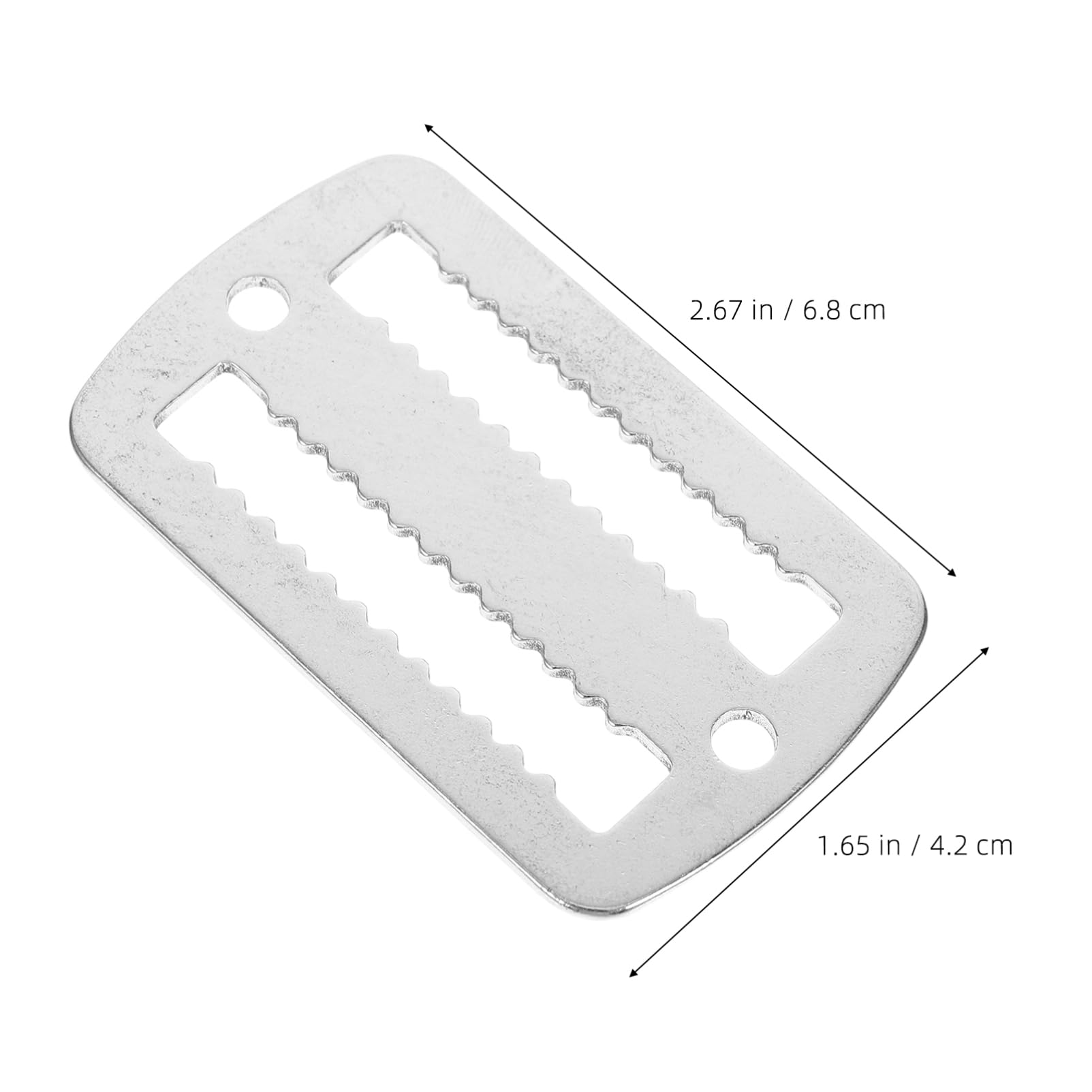 GOOHOCHY Climbing Gear Buckle Scuba Diving Belt Stoppers Serrated Design for Secure Fit