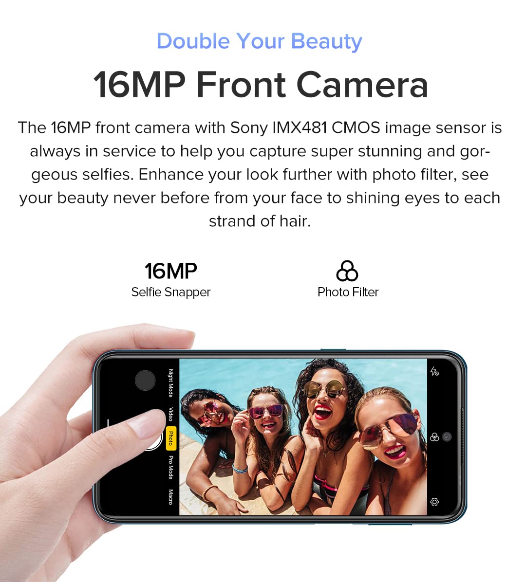 Ulefone Odblokowany telefon komórkowy Note 13P, kamera tylna 20 MP, aparat przedni 16 MP, G35 2,3 GHz 4GB+64GB, smartfon Dual SIM 4G, 6,5-calowy ekran FHD+, gniazdo na 3 karty, Android 11, NFC czarny