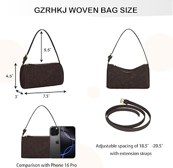 Mini Woven Bag, Leather Woven Handbag with Adjustable Strap, Small Purses for Women, Top-handle Bags, Mini Evening Bag