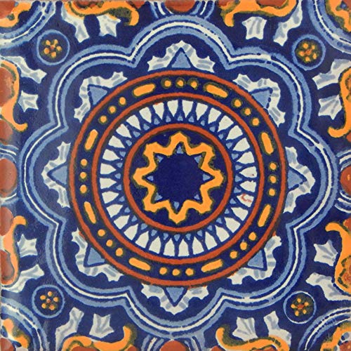 50 Hand Painted Talavera Mexican Tiles 4